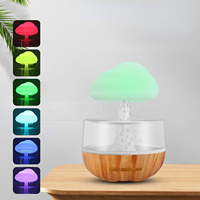 Diffuseur d'huiles essentielles à LED coloré en forme de nuage, humidificateur, vente chaude d'usine, nouveau produit 2023