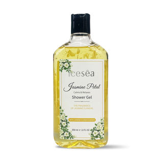 Gel douche aux pétales de jasmin en marque privée OEM |   Vitamine E hydratante pour peaux sèches |   Gel douche floral en gros - Product Image 6