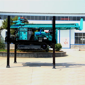 Maquinaria Neumática para Perforación de Pozos de Agua, Plataforma Portátil sobre Orugas para Perforación de Pozos de Agua de 280 m con Bomba de Lodo - Product Image 2