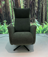 Fauteuil inclinable électrique pivotant individuel en cuir de qualité supérieure, confortable et robuste, pour salon, hôtel, villa, appartement