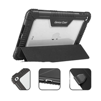 Harga grosir TPU PC bahan 7.9 ''Shockproof Case ipad Mini 5 dengan dilipat Kickstand A2124 A2125 A2126