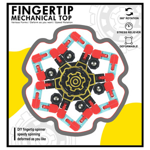 Fidget <span class=keywords><strong>Spinner</strong></span> en forme de boule <span class=keywords><strong>volant</strong></span>ée, jouet pour doigt, avec chaîne transformateur, Fidget <span class=keywords><strong>spinner</strong></span>, nouveau, 2022 - Product Image 2