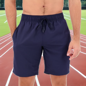 2 1 Breathable Eco-Friendly Gym <b>Shorts</b> Sport Clothes Men Jogger <b>Shorts</b> Solid Color Quick Dry Drawstring Closure Active Running - Product Image 2