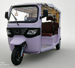 <span class=keywords><strong>Taxi</strong></span> Eléctrico de 3 Ruedas, Triciclo de Pasajeros, Tuk Tuk, para Transporte Diario, Carrocería Abierta, E-Trike - Product Image 6