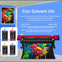 Encre d'impression vinyle éco-solvant Goosam de haute qualité 1L pour Galaxy et Epson Dx4 Dx5 Dx11