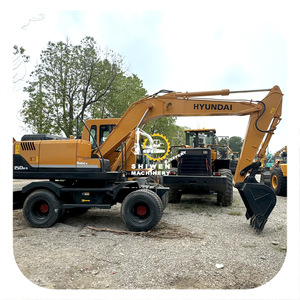 Excavateur sur pneus Hyundai 150W-9 d'occasion en bon état, y compris le roulement du moteur de la pompe à engrenages, machines de construction d'occasion Shanghai - Product Image 1