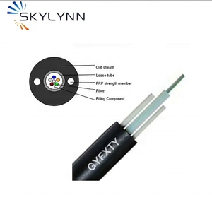 Cable de Fibra Óptica Monomodo para Interiores y Exteriores FRP GYFXTY de 6-48 Núcleos, Cubierta de PE Negra, Garantía de 20 Años para Redes FTTH/FTTB/FTTX - Product Image 2