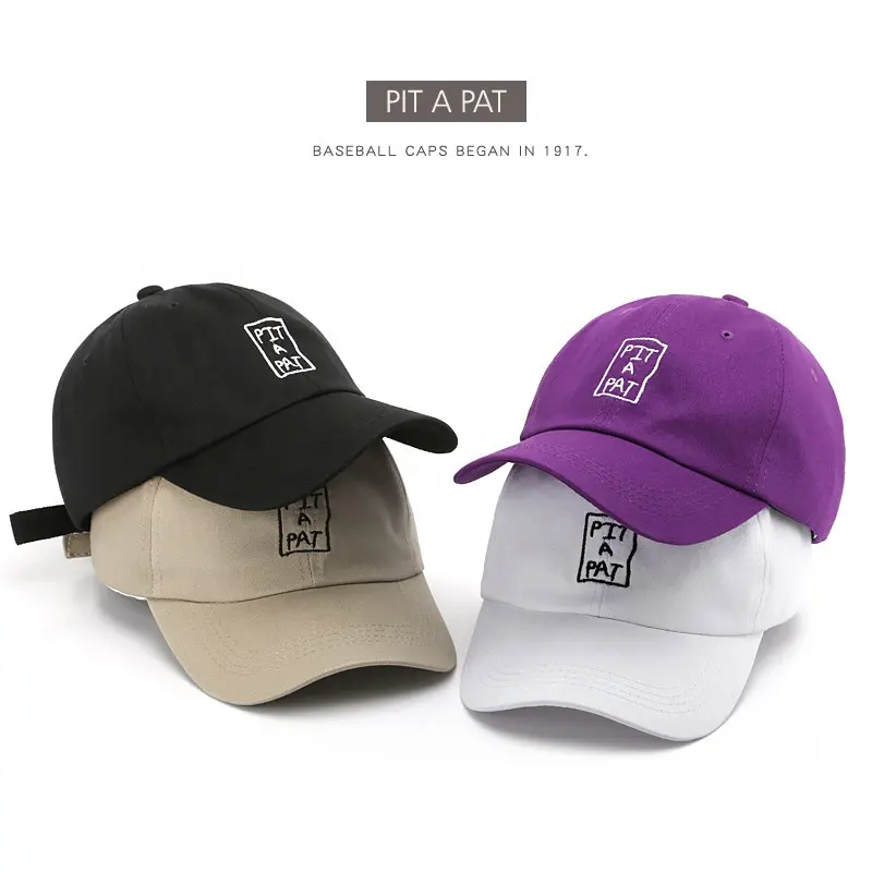 Promotional Brief Baseball Caps Embroidery Spring Picnic Casual Hats Summer Sports Hat Violet ODM Accepted