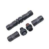 Connecteur Étanche IP68 AOHUA 6 Broches Mâle-Femelle pour Assemblage de Câbles Électriques, Transmission de Signal et Alimentation de Batterie