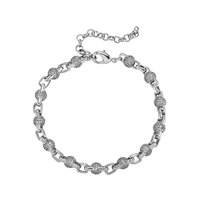 6mm Glacé Plaqué Or Perle Chaîne Collier Hommes Hip Hop Glacé Bling Boule Bracelet Ras Du Cou Diamant Cubique Zircone Boule Lien Chaîne