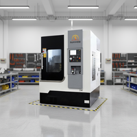 Tour vertical CNC multi-outils pour machines agricoles, spécialisé dans le tournage et le perçage intégrés des têtes de coupe.
