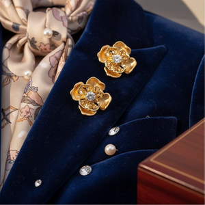 ชุดเครื่องประดับเข็มกลัดแฟชั่นสองชิ้นที่มีเสน่ห์เพื่อรูปลักษณ์ที่สวยงามและทันสมัย - Product Image 3