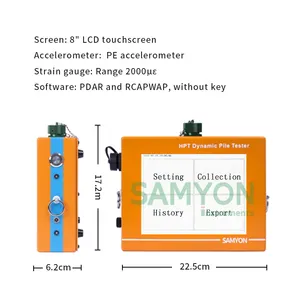 SAMYON HPT Pile Foundation Testing Equipment High Strain Dynamic Pile Integrity Tester And Pile Driving Analyzer