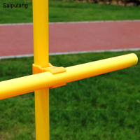 Poteau d'agilité d'entraînement de football de football et ensemble de pinces