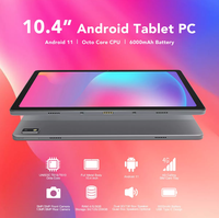 Tableta portátil 2 en 1 de 10,36 pulgadas, Tablet PC con Android, 8 núcleos, 1200x2000, Gps, Wifi, Tarjeta Sim 4G, llamadas, teléfono, con teclado
