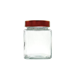 Tarro <span class=keywords><strong>de</strong></span> Vidrio Cuadrado KANGAROO Serie Square <span class=keywords><strong>de</strong></span> 12oz con Tapa Metálica Hermética, Libre <span class=keywords><strong>de</strong></span> BPA y Plomo, <span class=keywords><strong>para</strong></span> Conservación <span class=keywords><strong>de</strong></span> Alimentos - Product Image 5