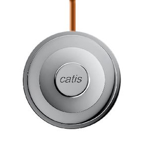 Botón de encendido Catis empotrado para batería de 40 mm, color plateado, pieza para bicicleta eléctrica - Product Image 1