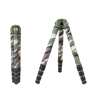XT-324C+GS44 Trípode Profesional de Fibra de Carbono de Alta Resistencia para Caza con Fundas de <span class=keywords><strong>Camuflaje</strong></span> para Tiro de Depredadores al Aire Libre - Product Image 2