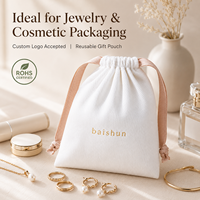 Sac en toile de coton à cordon de serrage pour cadeau, sac à poussière pour bougie, sac de rangement pour savon, logo personnalisé, écologique, promotionnel, en gros