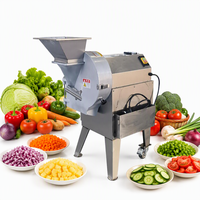 Multifunctionele elektrische groentehakker/snijder voor thuisgebruik, geschikt voor tomaten, uien, fruit en groenten.