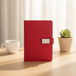 Set Regalo Aziendale Personalizzato: Taccuino A5 con Copertina Rigida e Penna in Pelle con Logo, Regali Natalizi per Clienti - Product Image 5