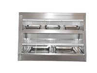 Restaurant cuisine industrielle acier inoxydable électrique Bain Marie Buffet chauffe-plat chauffe-plat vapeur Table vitrine usine