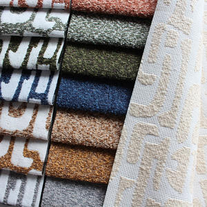 Tissu <span class=keywords><strong>d</strong></span>'ameublement en chenille en promotion, directement de l'usine, en polyester teint en fil, chenille unie, tissu chenille lin pour canapé - Product Image 3