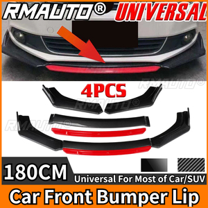 4Pcs Universal Car Front Bumper Lip <b>Splitter</b> Diffuser Spoiler Bumper Chin Body Kit for Honda for KIA for Mazda for BMW for Audi - Product Image 3