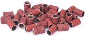 Manga Abrasiva de Circonia Roja, Azul y Marrón 24 # ~240 #   Bandas de Lijado para Taladro de Uñas, Modelo <span class=keywords><strong>Doris</strong></span> YH, Grosor de 3.0 mm, Diámetro de 2-60 mm - Product Image 3