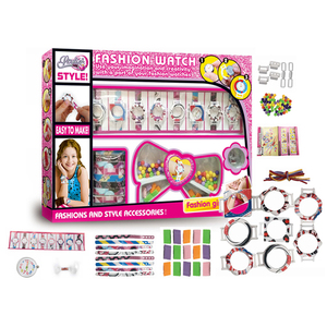 Aijh Trẻ Em Công Chúa Thiết Kế Thời Trang Của Riêng Bạn Đồng Hồ Dễ Thương <span class=keywords><strong>Kid</strong></span> Cô Gái Đồng Hồ Tự Làm Đồ Chơi Trang Trí - Product Image 1