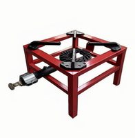 Cuisinière à gaz portable de haute qualité en fonte durable, à brûleur unique GPL, allumage manuel, haute efficacité, pour camping-car et extérieur