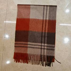 Cashmere Shawl Custom Logo Solid Color <b>Wool</b> Cashmere Scarf Winter Warm Long <b>Wrap</b> Muffler Factory Direct Wholesale - Product Image 5