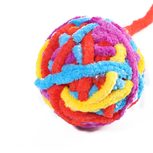 Jouets pour chats, boule <span class=keywords><strong>de</strong></span> <span class=keywords><strong>laine</strong></span>, pour aide à nettoyer les dents, cloche intégrée, pour chat - Product Image 5