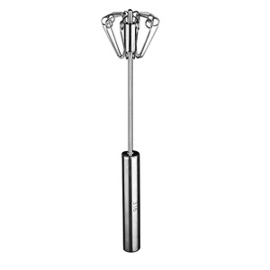 Semi Automatic Egg Beater 316 Stainless Steel Manual Mixer For Baking And Dough Kneading - Product Image 5