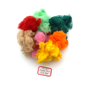 1.5d-130D tái chế lớp sợi rắn 100% <span class=keywords><strong>polyester</strong></span> STAPLE quay điền nhuộm siliconized mô hình chống cháy rỗng cao - Product Image 4