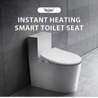 Siège de toilette intelligent ultra-mince en forme de U TB-380ZD, version premium, avec couvercle à lavage automatique, siège chauffant intelligent avec télécommande