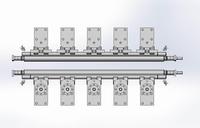 Máquina Niveladora de Placas de Precisión de Seis Capas Chuangtu PLC-Delta, Controlada por CNC, 3*1300mm, Motor con Rodamientos, 380V, 0.5mm/m, CE