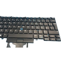 Pièces d'ordinateur, clavier d'ordinateur portable pour Dell Latitude E5450 E5480 E5470 E7450 E7470 0W93F7, clavier rétroéclairé français
