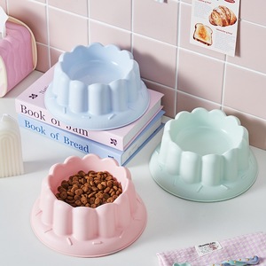 Bol pour animaux de compagnie anti-renversement, forme arrondie, pour chats et chiens, avec protection du cou - Product Image 5