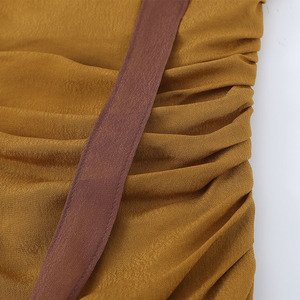 ZATRHMBM Abito Estivo da <span class=keywords><strong>Donna</strong></span> 2026 Nuova Moda Vestito Plissettato <span class=keywords><strong>Retrò</strong></span> con Bretelle Elegante - Product Image 4