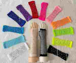 Guantes de Diamantes de Colores al por Mayor, Inspirados en Redes de Pesca Elásticas, para Deportes al Aire Libre, Entretenimiento, Ejercicio, Senderismo y Montañismo - Product Image 6