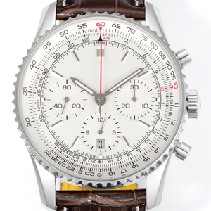 Montre chronographe d'aviation pour homme de luxe et de haute qualité avec mouvement mécanique multicolore et multifonctionnel - Product Image 3