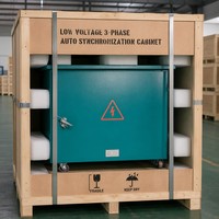 Panneau de synchronisation parallèle professionnel 380V 400V 50-500kVA avec différence de tension inférieure à 5 %, armoire de synchronisation réglable