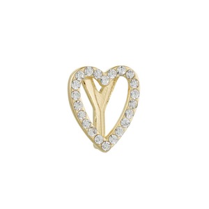 Pulsera de Malla de Acero Inoxidable con Baño de Oro de 18K y Corazón de Zirconia, Abalorios Deslizantes Personalizables DIY, Ajustable y Apilable, de Moda - Product Image 5