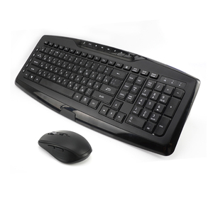 Business Russian Layout Usb Optical <b>Wireless</b> Keyboard Mouse Combo-waterproof Ergonomic Ultra Slim Design 1200 Dpi in Stock Kyms - Product Image 3