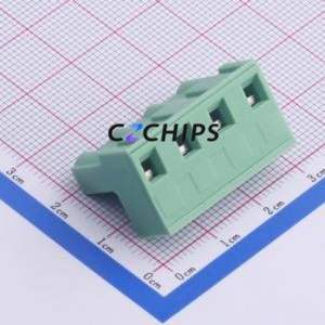 KF2EDGK-7.62-4P Plug-in Terminal Block P=7.62mm Connector ( Connector Type: Plug )( Construction: 1x4P )( Pitch: 7.62mm ) - Product Image 2