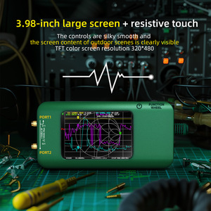 Analyseur de réseau vectoriel portable 10kHz-1.5GHz, sortie RF 10dBm, grand écran tactile, outil de mesure électronique - Product Image 3