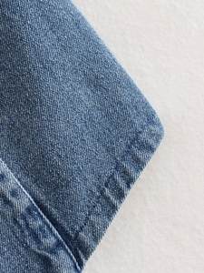 Vestiti estivi di moda <span class=keywords><strong>Denim</strong></span> per donna Y2k estetica cravatta su camicie canotta calda - Product Image 5