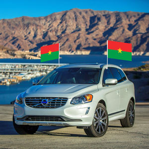 ธงหน้าต่างรถผ้าโพลีเอสเตอร์12X18ธงตกแต่งพร้อมก้านพลาสติกทำจากโพลีเอสเตอร์ออกแบบได้ตามต้องการ - Product Image 5