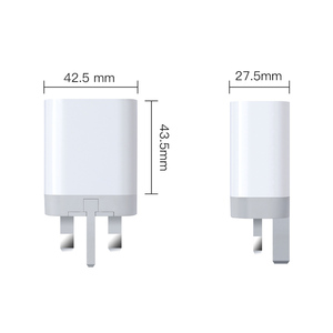 Caricatore GaN da 30 Watt con Spina UK Bianca e Nera, Singola Porta USB Tipo C PPS PD per iPhone Apple, Google Pixel, <span class=keywords><strong>Sony</strong></span>, Motorola - Product Image 2